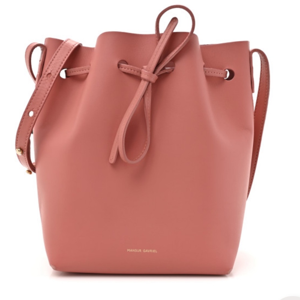 Mansur Gavriel Pink mini Bucket Bag